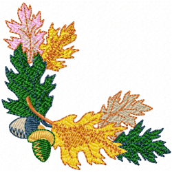 Leaves Embroidery Design 9